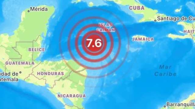 Sismo de magnitud 7,6 sacude el Caribe y genera alerta de tsunami