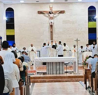 Fray José Daniel de la Cruz es ordenado sacerdote y celebra su primera Misa