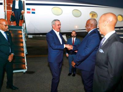 Presidente Luis Abinader está Guyana